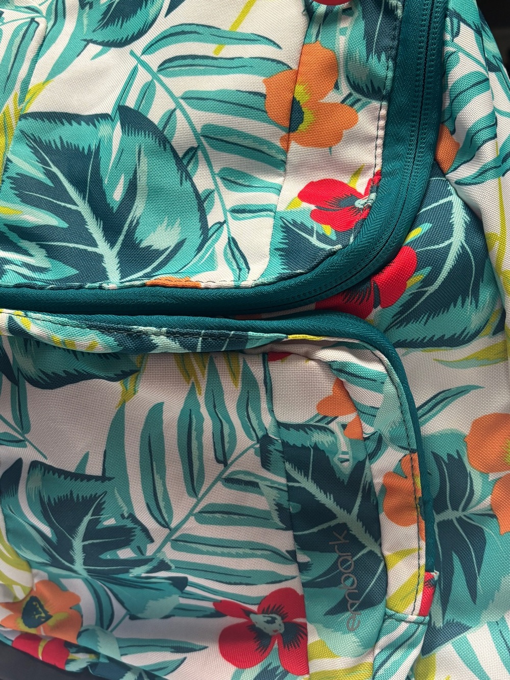 Target Embark Tropical Floral Backpack/Day bag NWOT